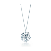 蒂芙尼（Tiffany & Co.）蒂凡尼新款立体设计橄榄叶吊坠项链 35497293 纯银
